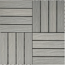 BALDOSA DECK CO-EXTRUDED ANTIQUE 30x30mm X Unidad