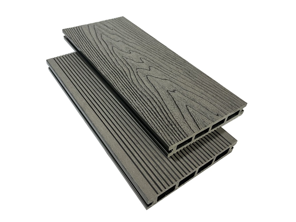 ALLC DECK GREY VETEADO EMBOSSED GROOVES 150X25X2200 (DECK T203)