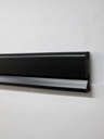 ARQ1018-06 ZOCALO EPS ARQUIPLAST "CUBRE LED" 10CM CURVO NEGRO 100x18mm TIRA 2.85m