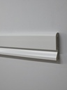 ARQ1018-W1 ZOCALO EPS ARQUIPLAST "CUBRE LED" 10CM REDONDO BLANCO 100x18mm TIRA 2.85m