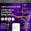 TAPA ZOCALO ATRIM REFORMA LINE 2351 EPS PLASTICO BLANCO 12CM - 20x100x2,5mts