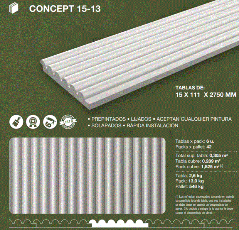 (6244) 1 15-13 CONCEPT - REVEST.PREPINTADO (15x111x2750)  X 1 TIRA