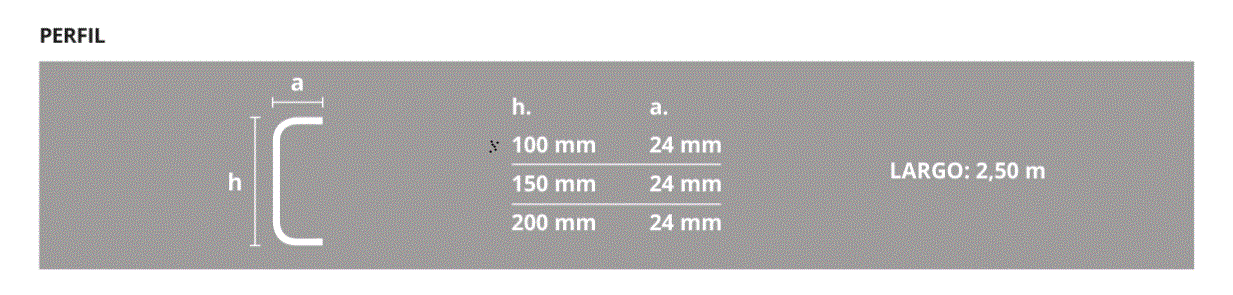 3106 GUARDACAMILLA  Base Aluminio + PVC Beige Frente 100mm x 2,5m