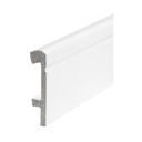 CM ZOCALO EPS PLASTICO BLANCO FACETADO 8CM - 15x80x2,45mts