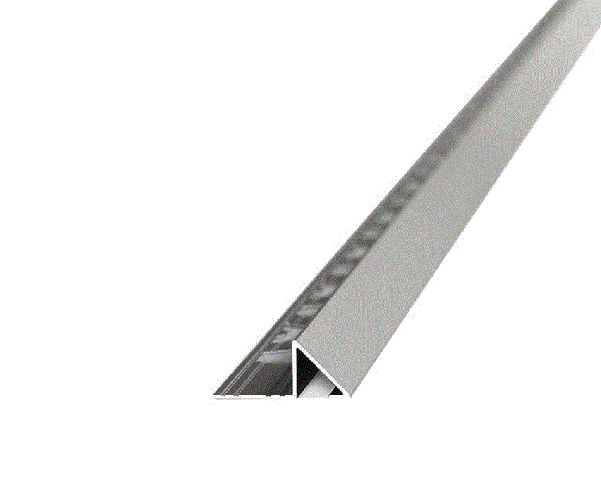 2863 ALUMINIO GUARD. PRISMA 12mm x 2,5m CROMO MATE A1