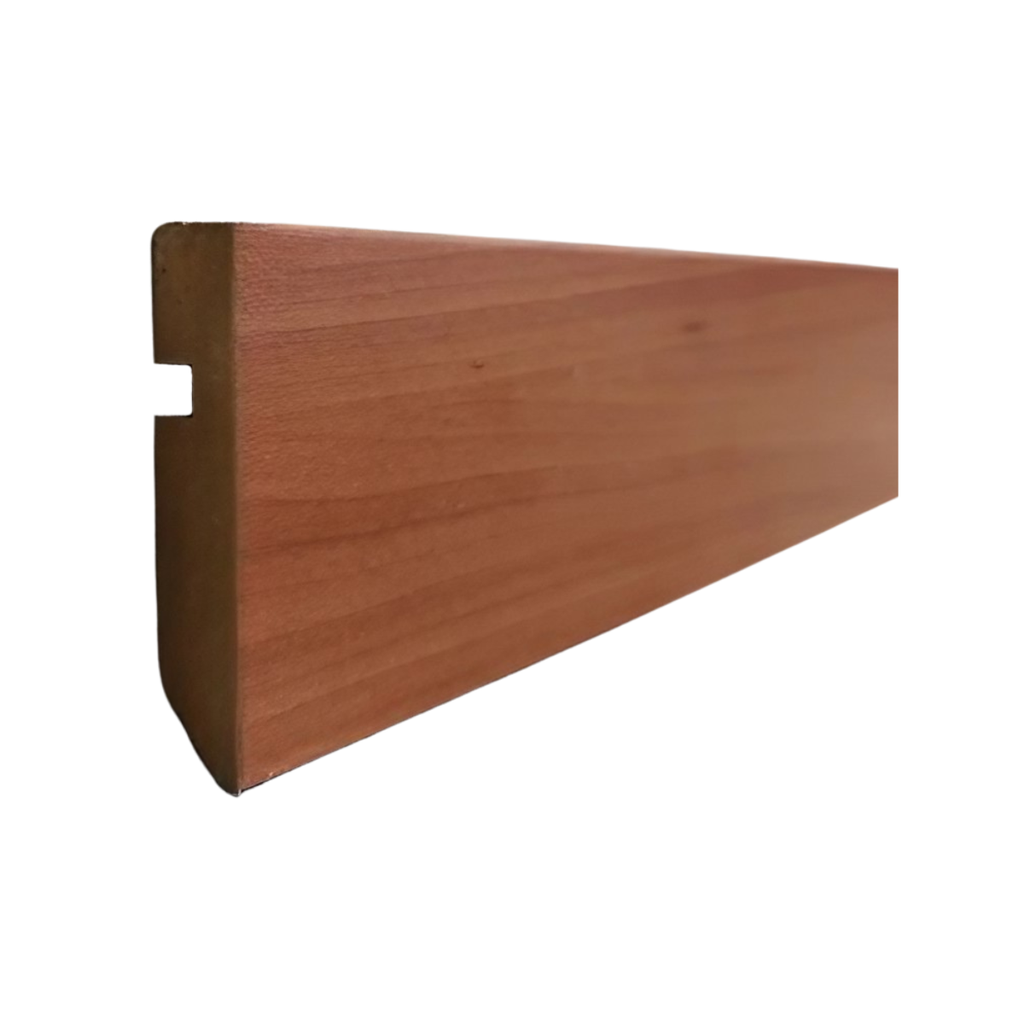 AGR Zócalo de 12x60 mm RECTO MDF FOLIADO (GUINDO)