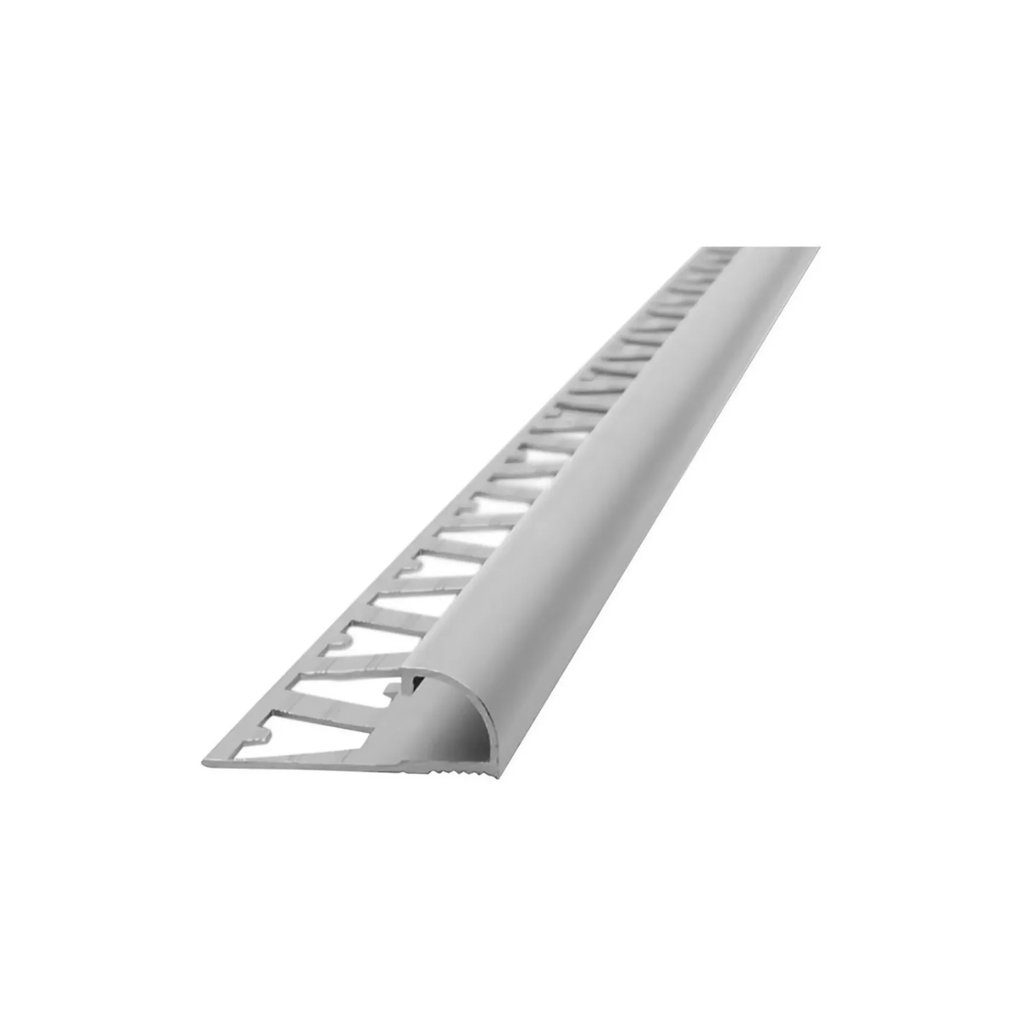 5978 ALUMINIO GUARD. BULLNOSE 12mm x 2,5m CROMO MATE A1