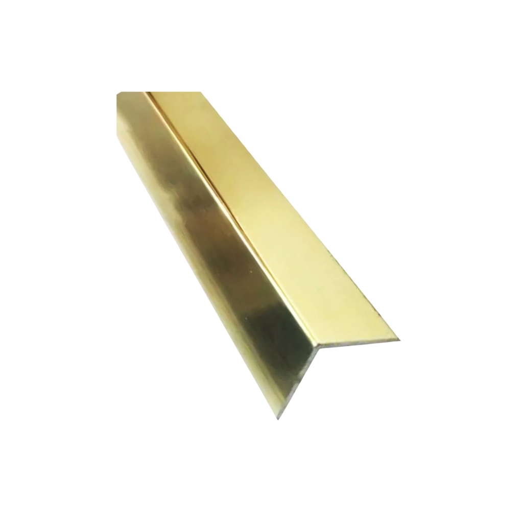 1910 ALUMINIO TAPACANTO 16x16mm x 2,5m ORO BRILLANTE A1