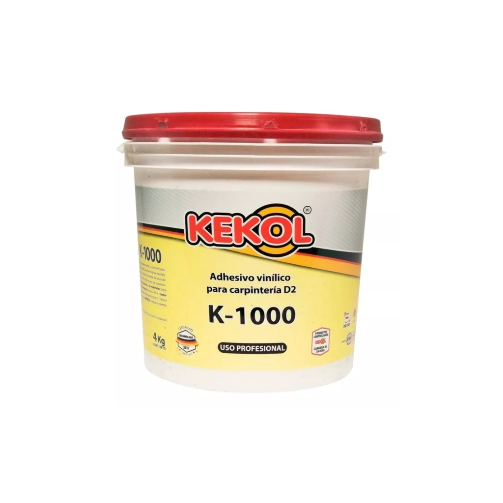 K1000-4 Adhesivo Vinilico Kekol Maderas 4kg K1000/4KG ADHESVINILICO