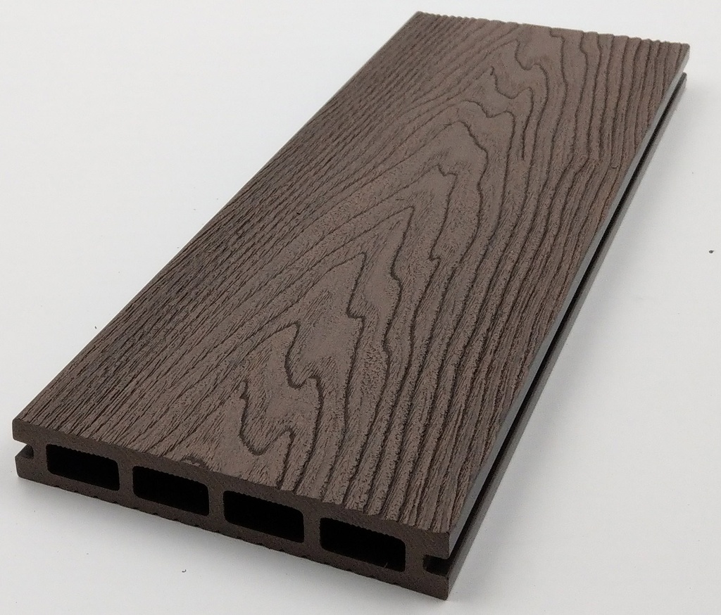 ALLC DECK COFEE VETEADO EMBOSSED GROOVES 150X25X2200 (DECK T101)