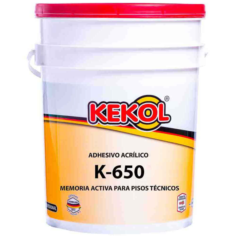 K650-20 Adhesivo Acrilico Para Pisos Tecnicos de Memoria 20kg