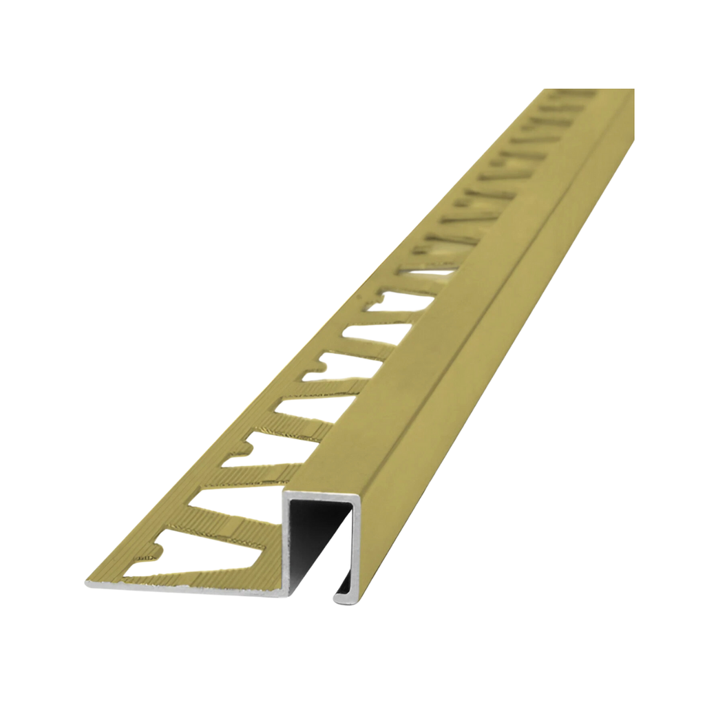 1422 ALUMINIO GUARD. QUADRA 10x5mm x 2,50m ORO MATE