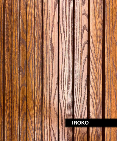 ALLC REVESTIMIENTO WALL PANEL WPC  24x168x2700mm (x Tabla 0.43m²) IROKO