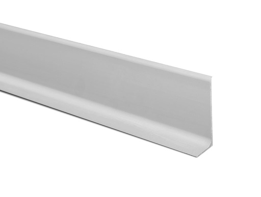 [2065] 2065 ALUMINIO ZOCALO SLIM 100mm x 2,5m CROMO MATE A1