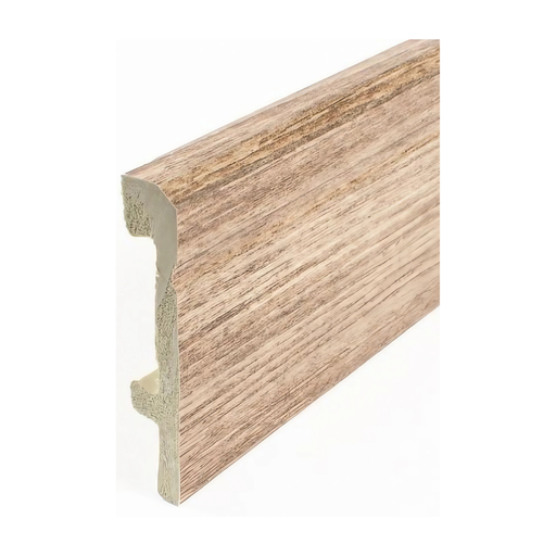 [ZOFAC80COLACACIA] CM ZOCALO EPS PLASTICO (ACACIA TROPICAL) FACETADO 8CM - 15x80x2,45mts