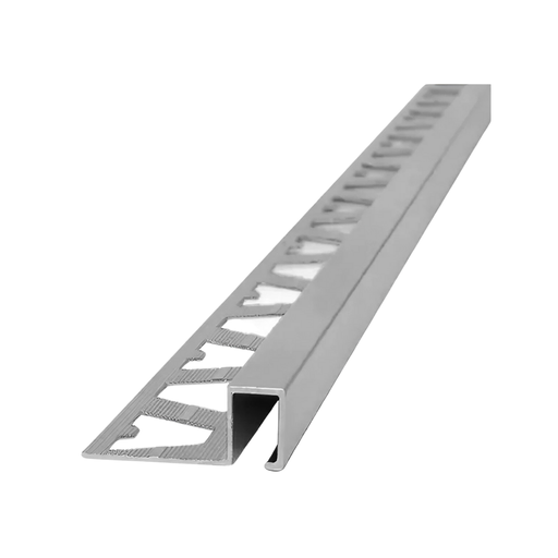 [1423] 1423 ALUMINIO GUARD. QUADRA 10x5mm x 2,50m CROMO MATE