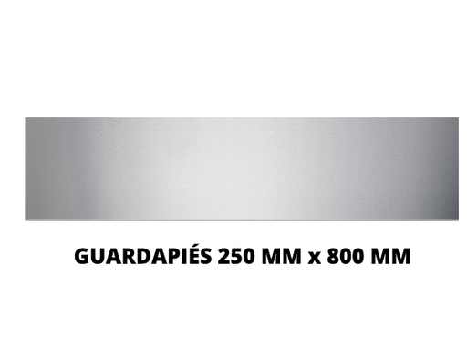 [2738] 2738 ACERO INOX. PLACA GUARDAPIE 250mm x 800mm ESMACERO INOX. PLACA GUARDAPIE 250mm x 800mm ESM