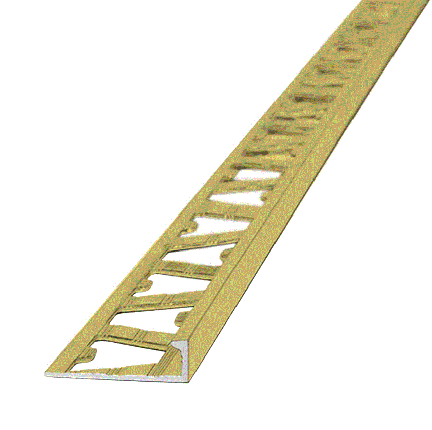 [1652] 1652 ALUMINIO VARILLA EN L 10mm x 2,50m ORO MATE